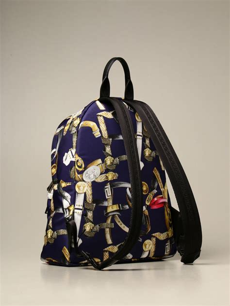 versace rucksack klein|Versace men's bag.